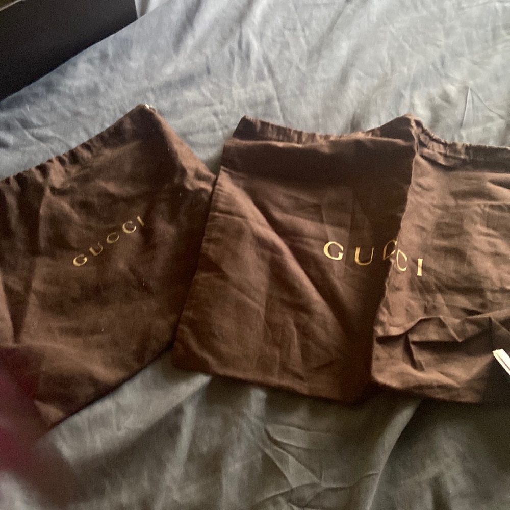 Authentic Gucci dust bags
